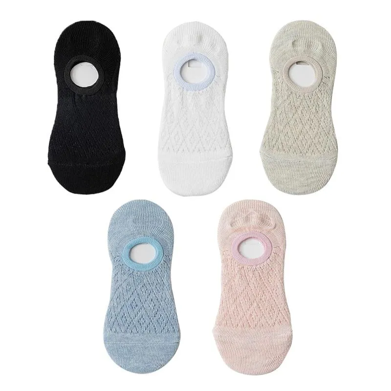 5 Pack Casual 3D Boat Heart Invisible Ankle Socks