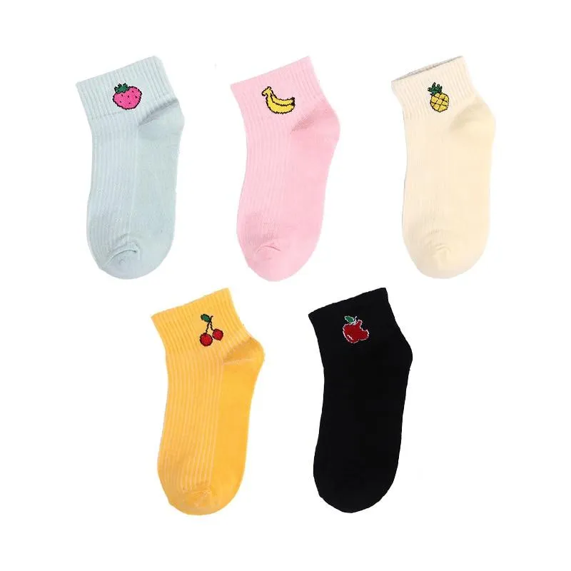 5 Pack Casual 3D Boat Heart Invisible Ankle Socks