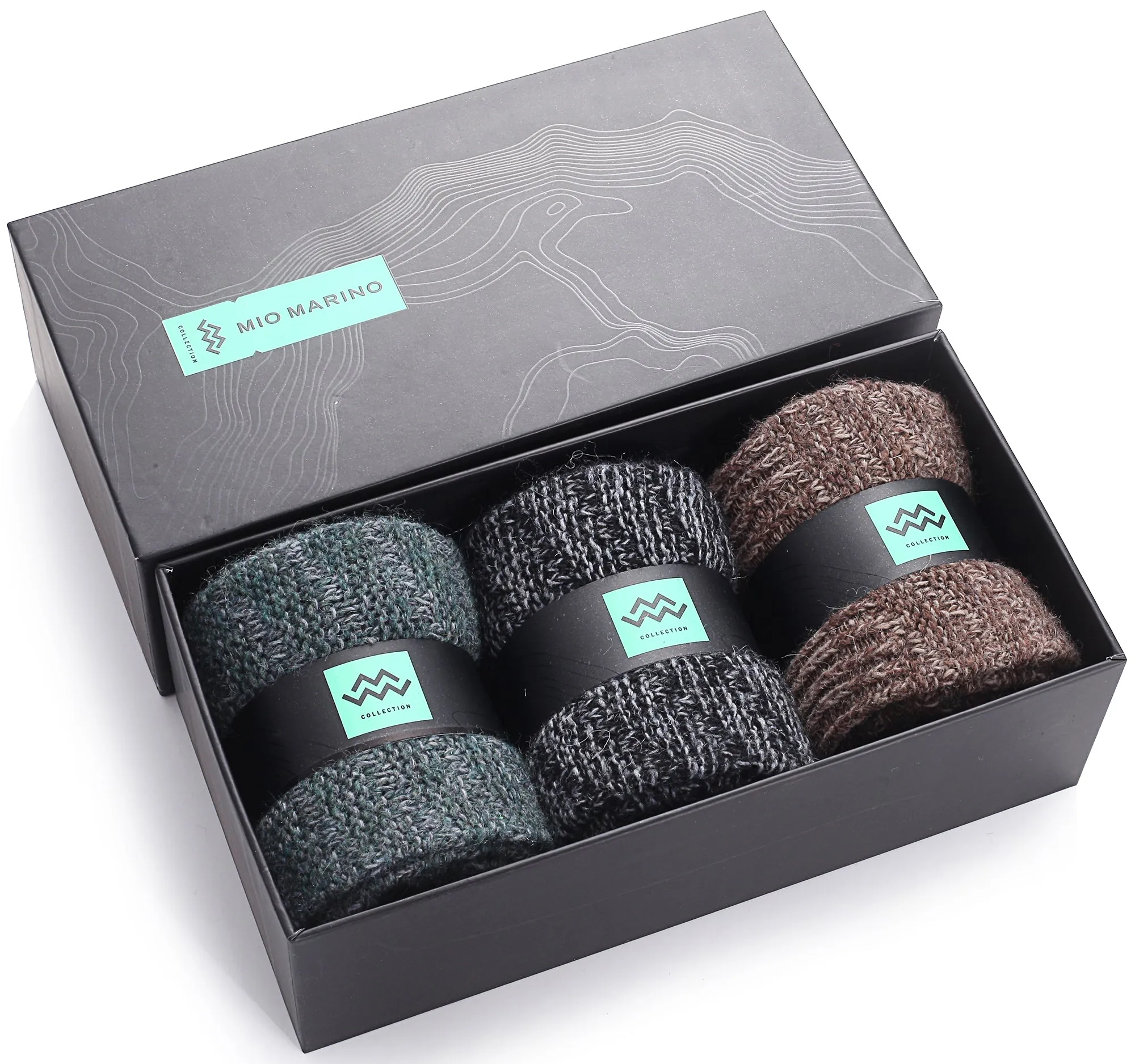 Autumn Stripe Crew Socks 3 Pack