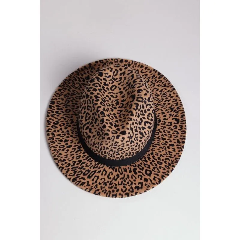 BELLA CHIC Suede Felt Fedora Hat