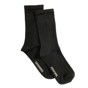 Black Cashmere Socks