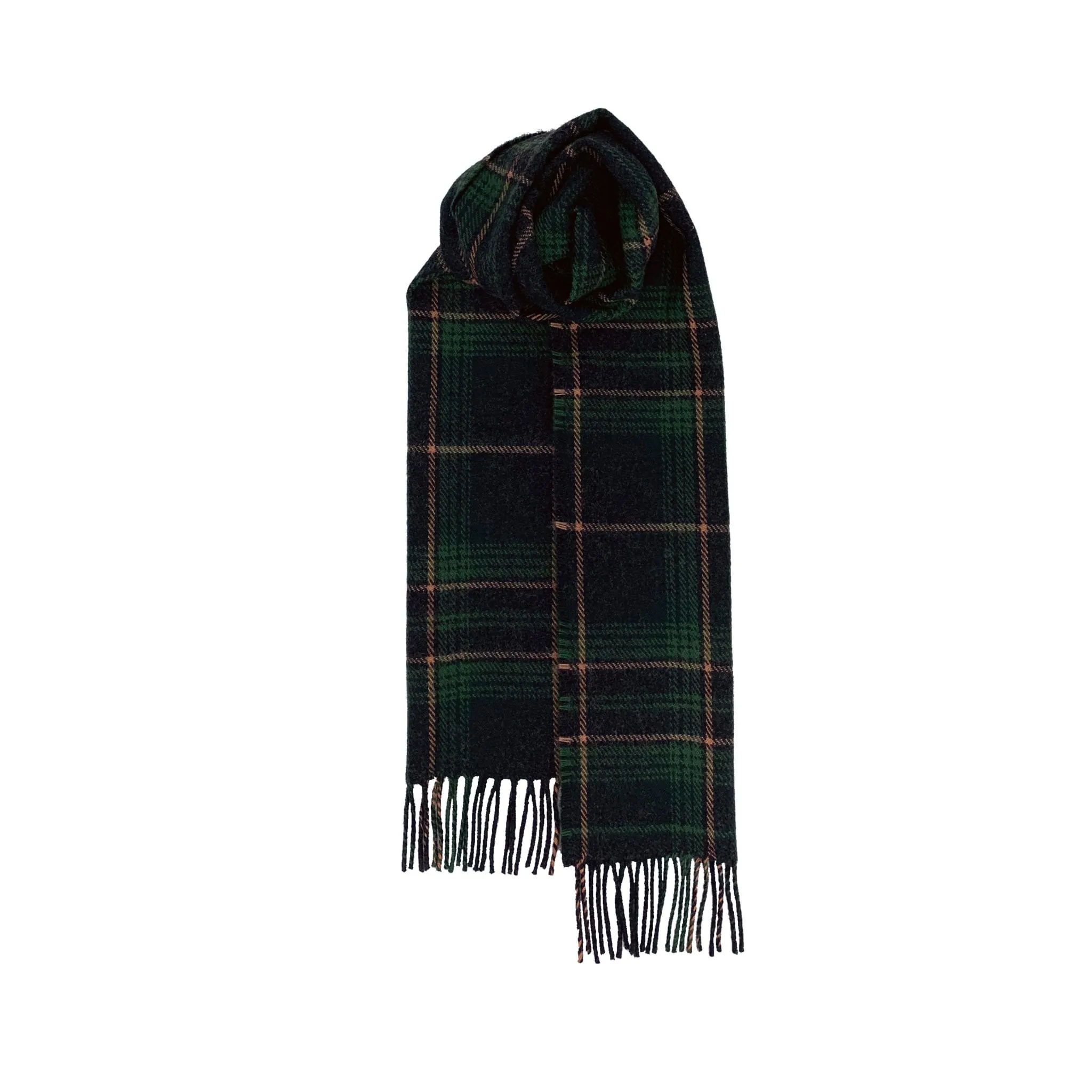 Brushed Wool Scarf in Hebridean Tartans