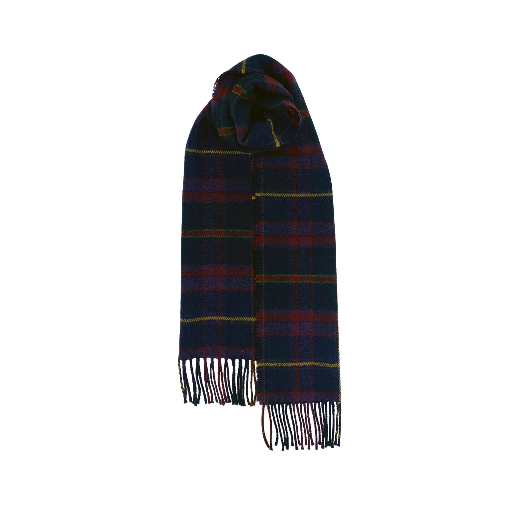 Brushed Wool Scarf in Hebridean Tartans