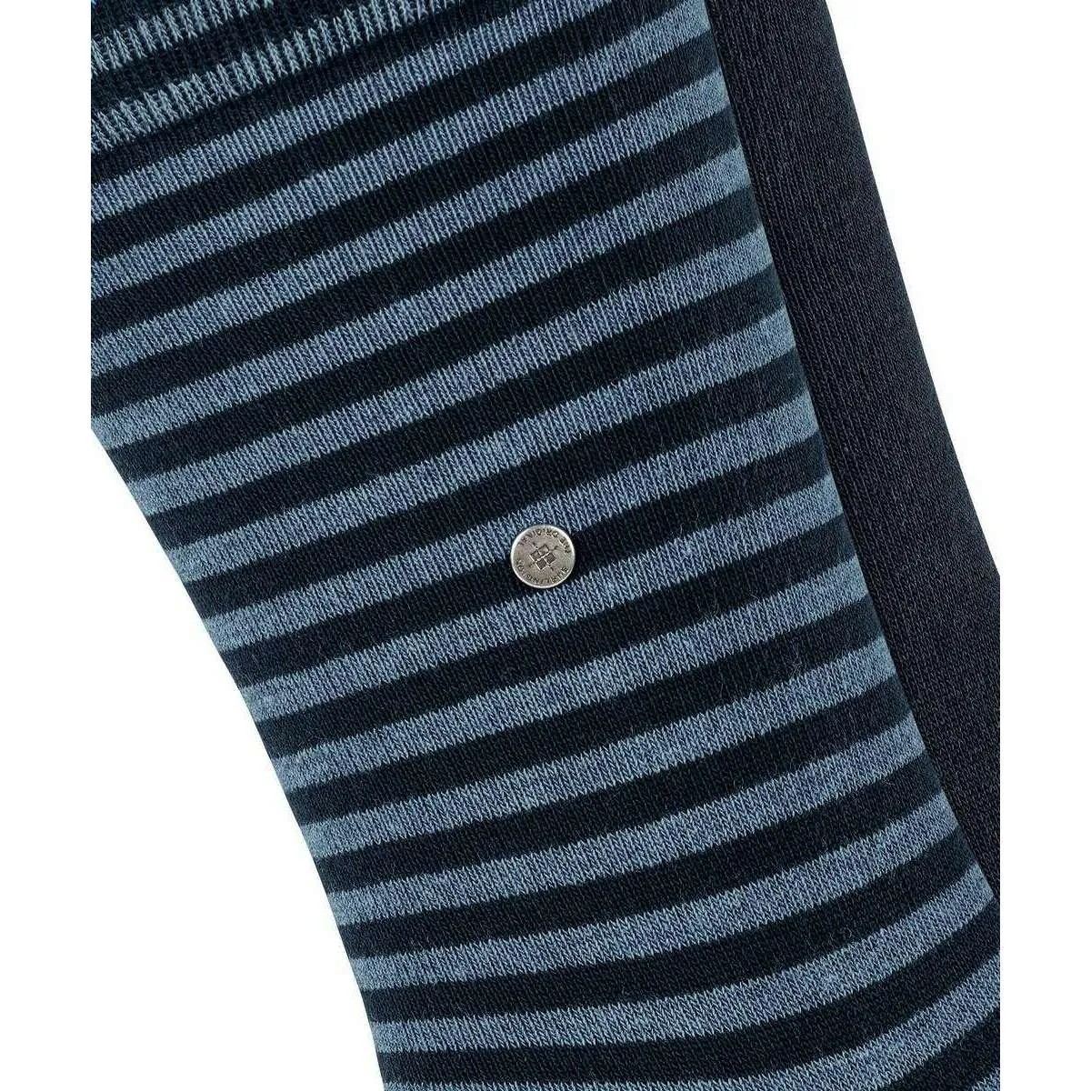 Burlington Everyday Stripe 2-Pack Socks - Marine Blue