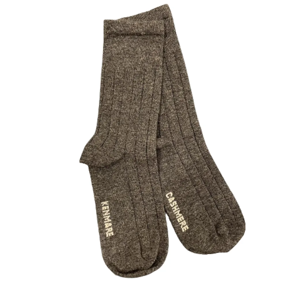 Charcoal Grey Cashmere Socks