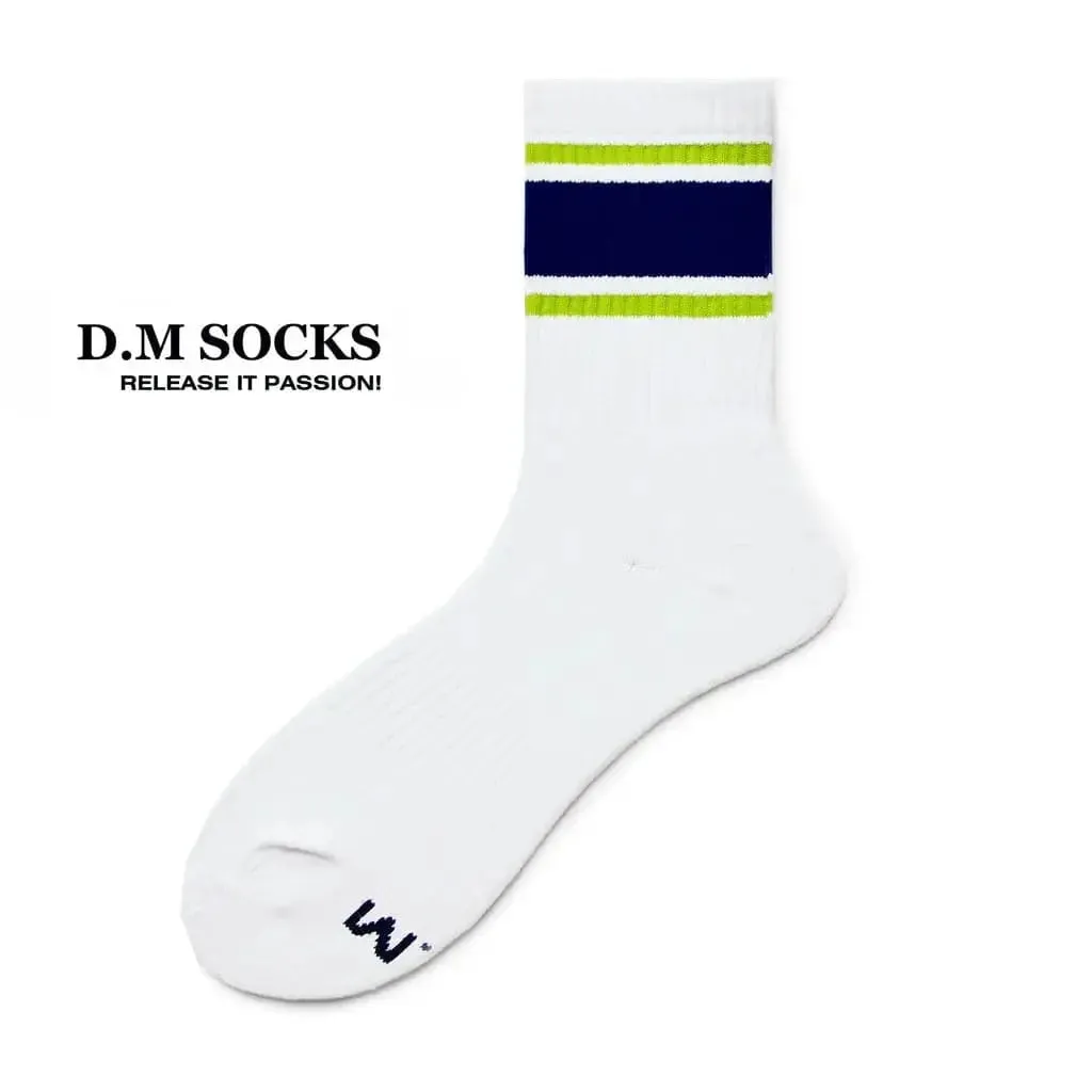 D.M Socks  Rainbow Striped