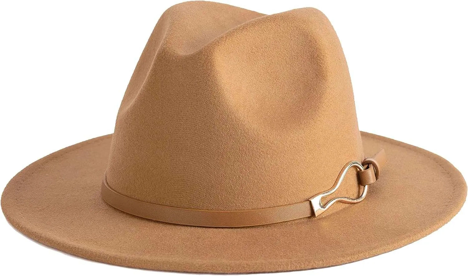 Fashion Women Wide Brim Fedora Floppy Panama Hat