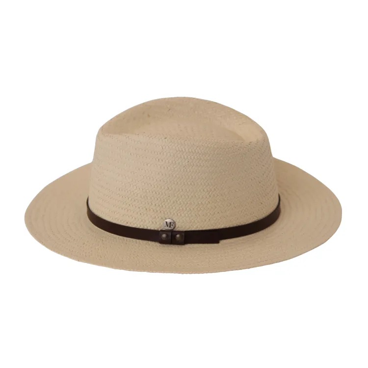 Fléchet Italian Natural Fibre Fedora - Natural