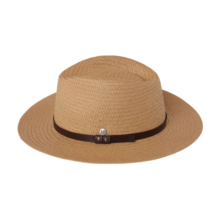 Fléchet Italian Natural Fibre Fedora - Tan