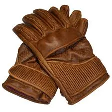 Goldtop England The Silk Lined Viceroy Gloves - Waxed Brown