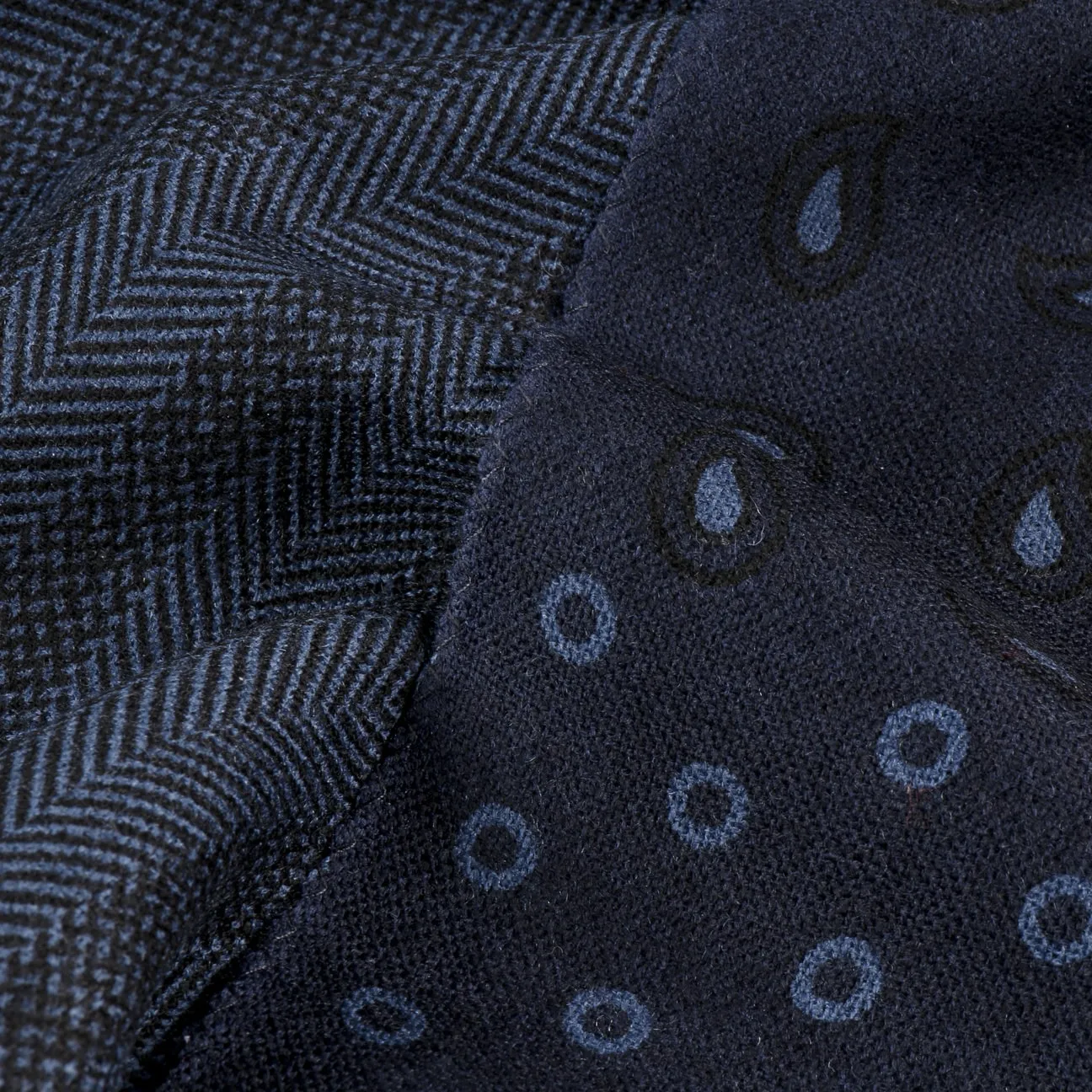 Herringbone Dots Scarf by Stetson