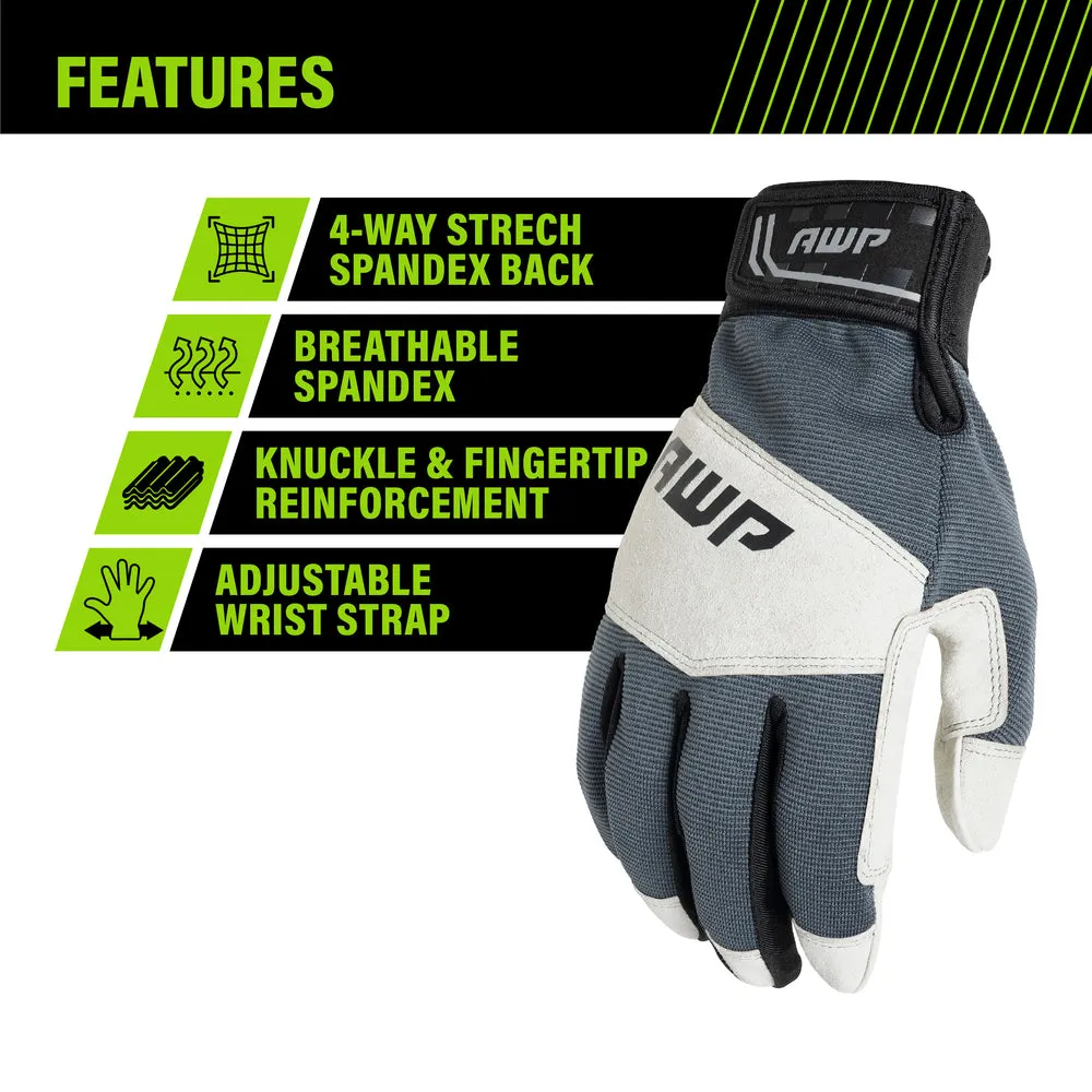 HYBRID PIGSKIN GENERAL PURPOSE GLOVES