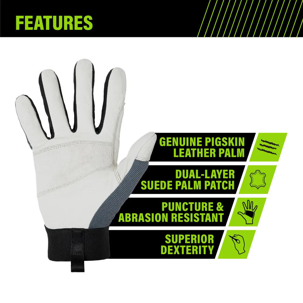 HYBRID PIGSKIN GENERAL PURPOSE GLOVES