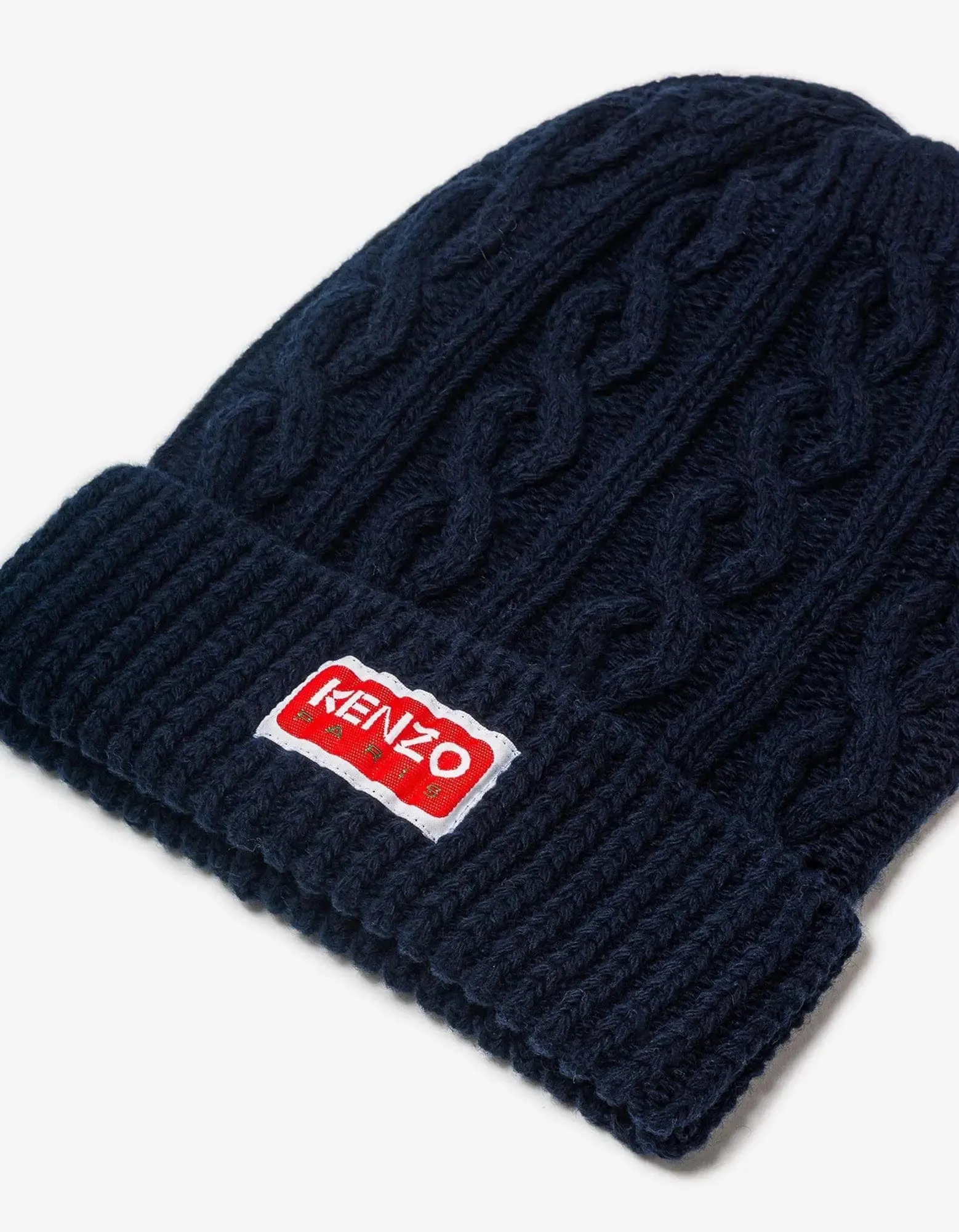 Kenzo Blue Kenzo Paris Wool Beanie