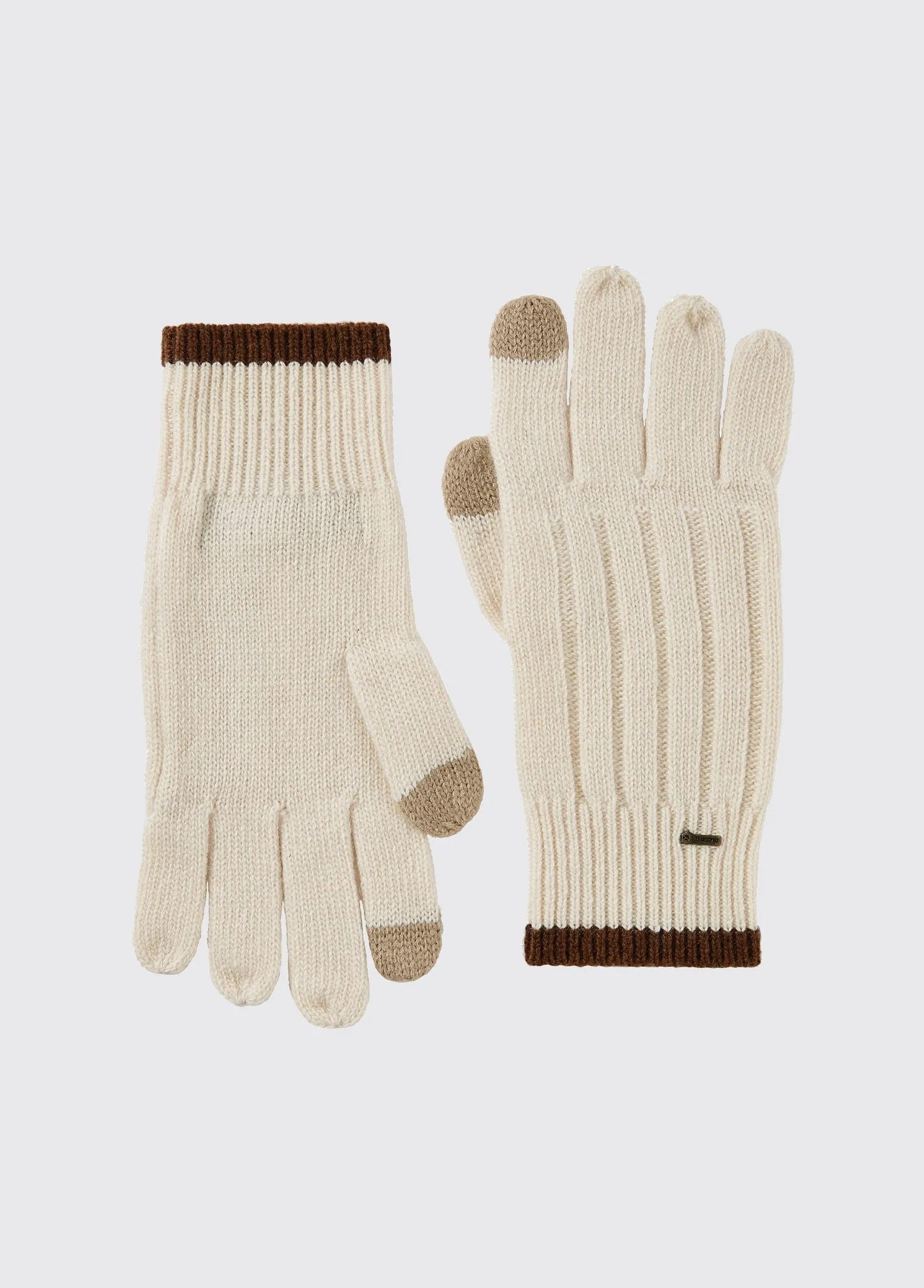 Marsh Ladies Knitted Gloves - Chalk