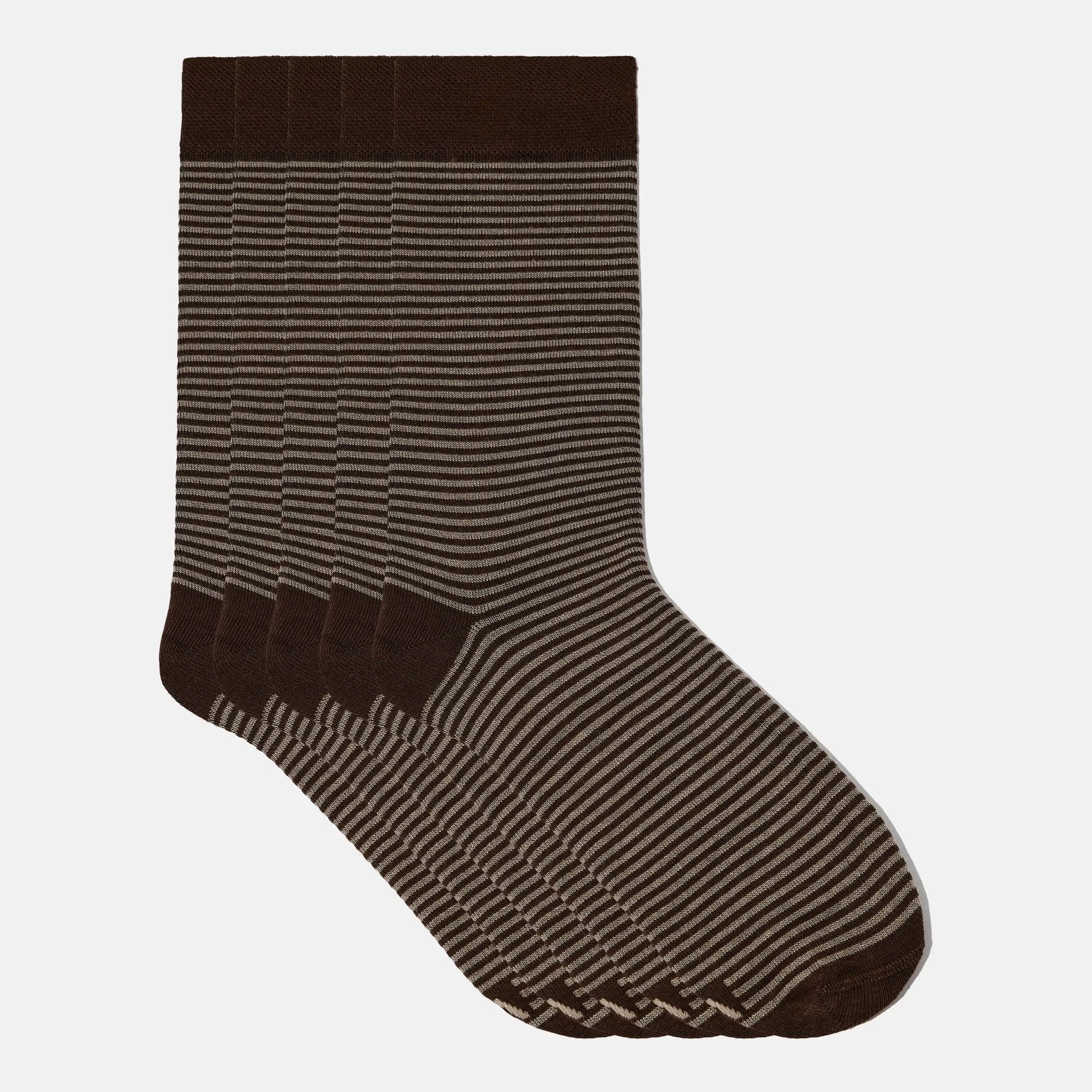 Men's Bamboo Dress Socks • All Striped Design • Pack of 1/3/5 Pairs