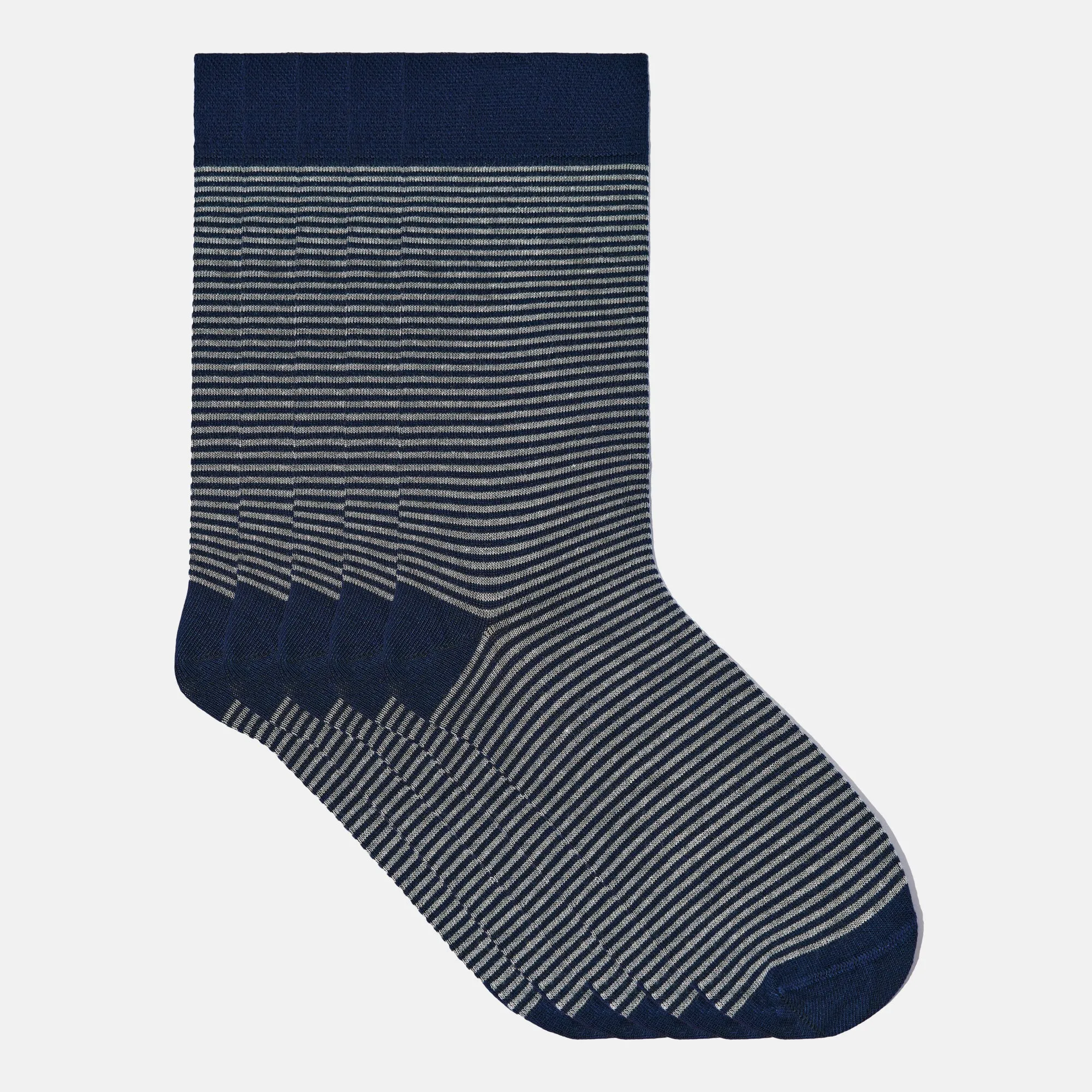 Men's Bamboo Dress Socks • All Striped Design • Pack of 1/3/5 Pairs