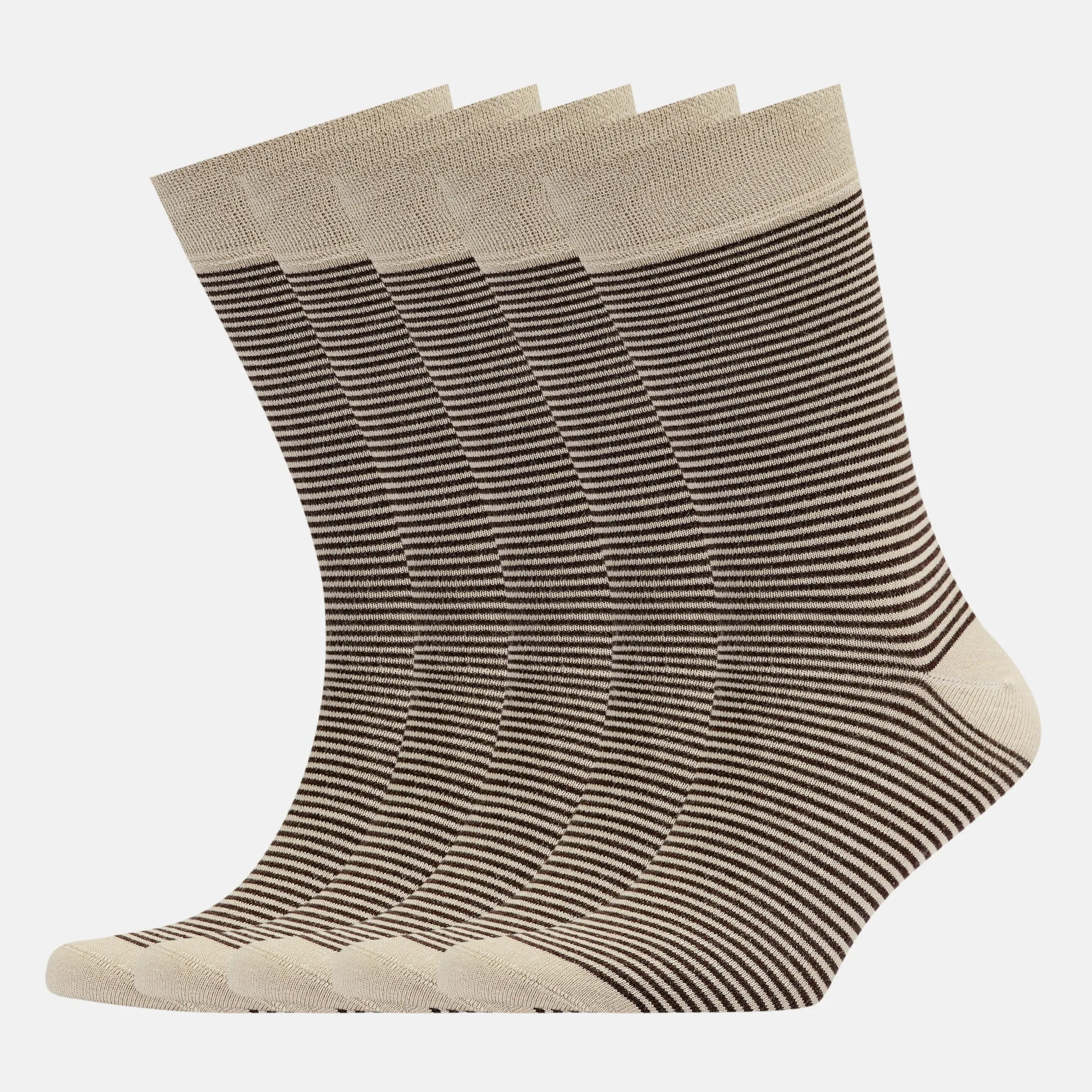 Men's Bamboo Dress Socks • All Striped Design • Pack of 1/3/5 Pairs