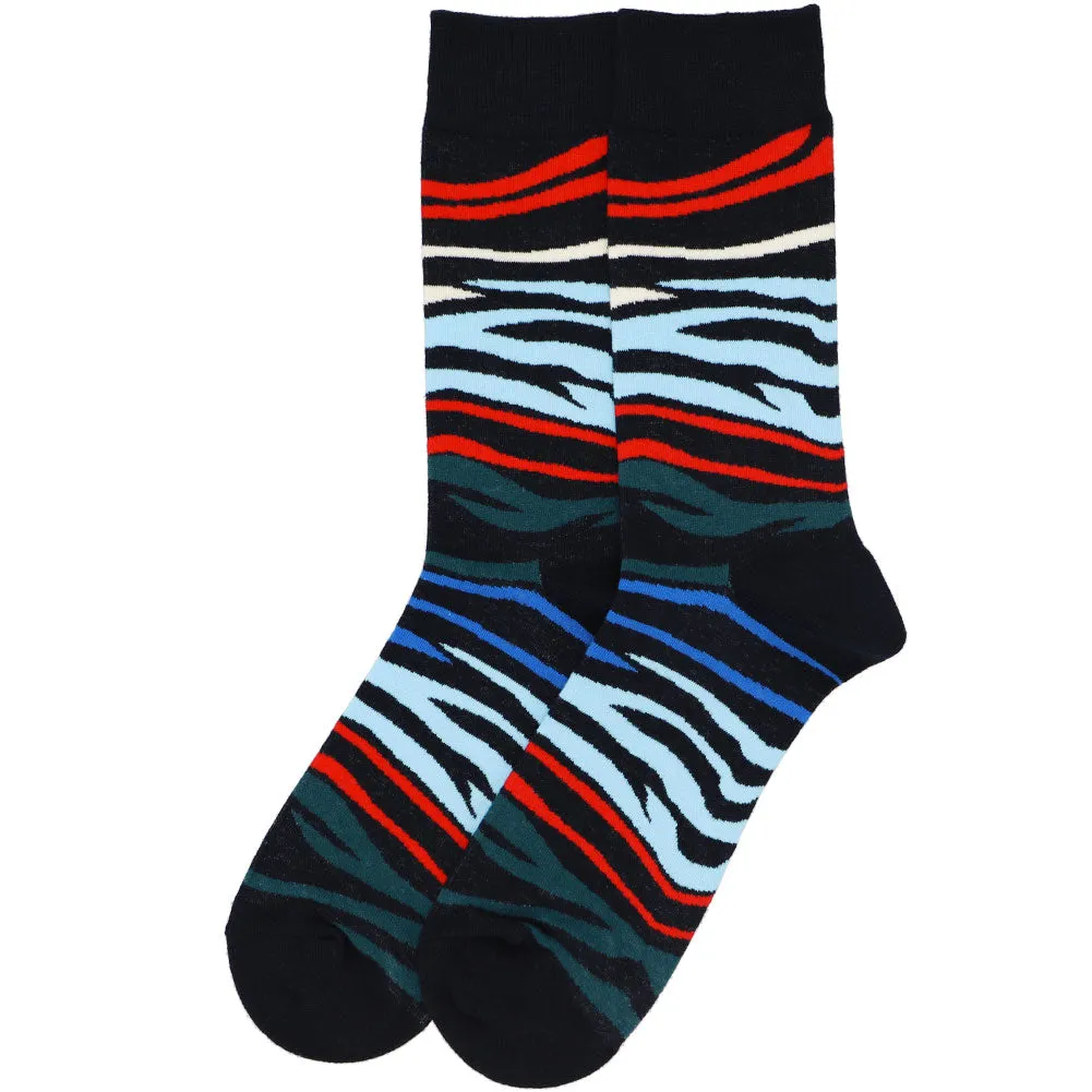 Men’s Funky Pattern Socks, 5-Pack