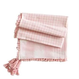 Mudpie Plaid Tassel Scarves