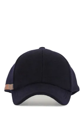 Paul Smith Woolen Baseball Cap Made Of Cloth