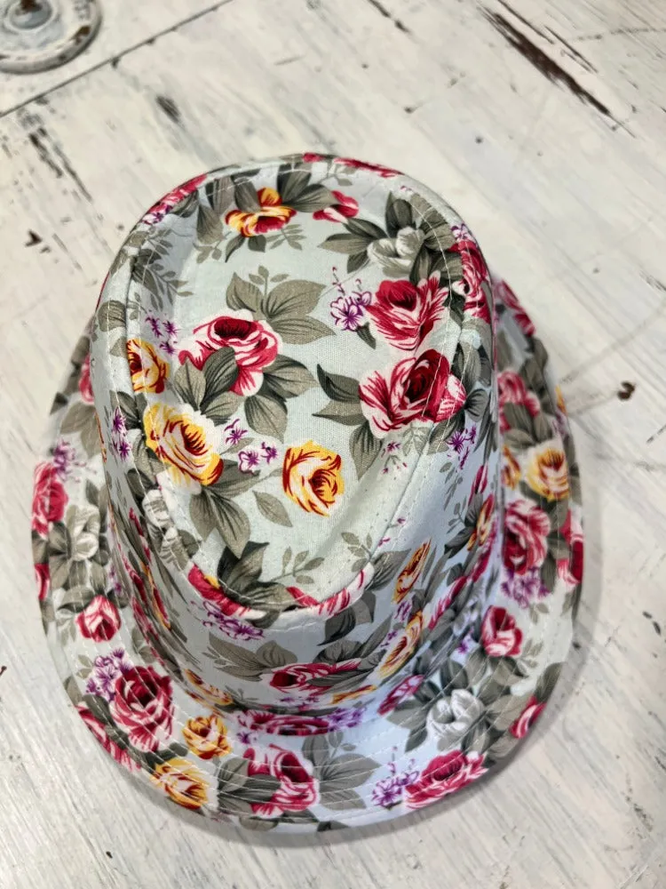 Peonies Flower Soft Fedoras Hat