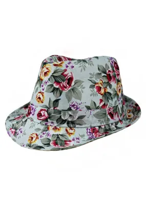 Peonies Flower Soft Fedoras Hat