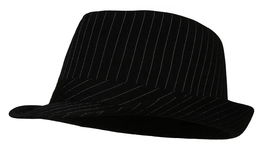 Pinstripe Fedora Hat