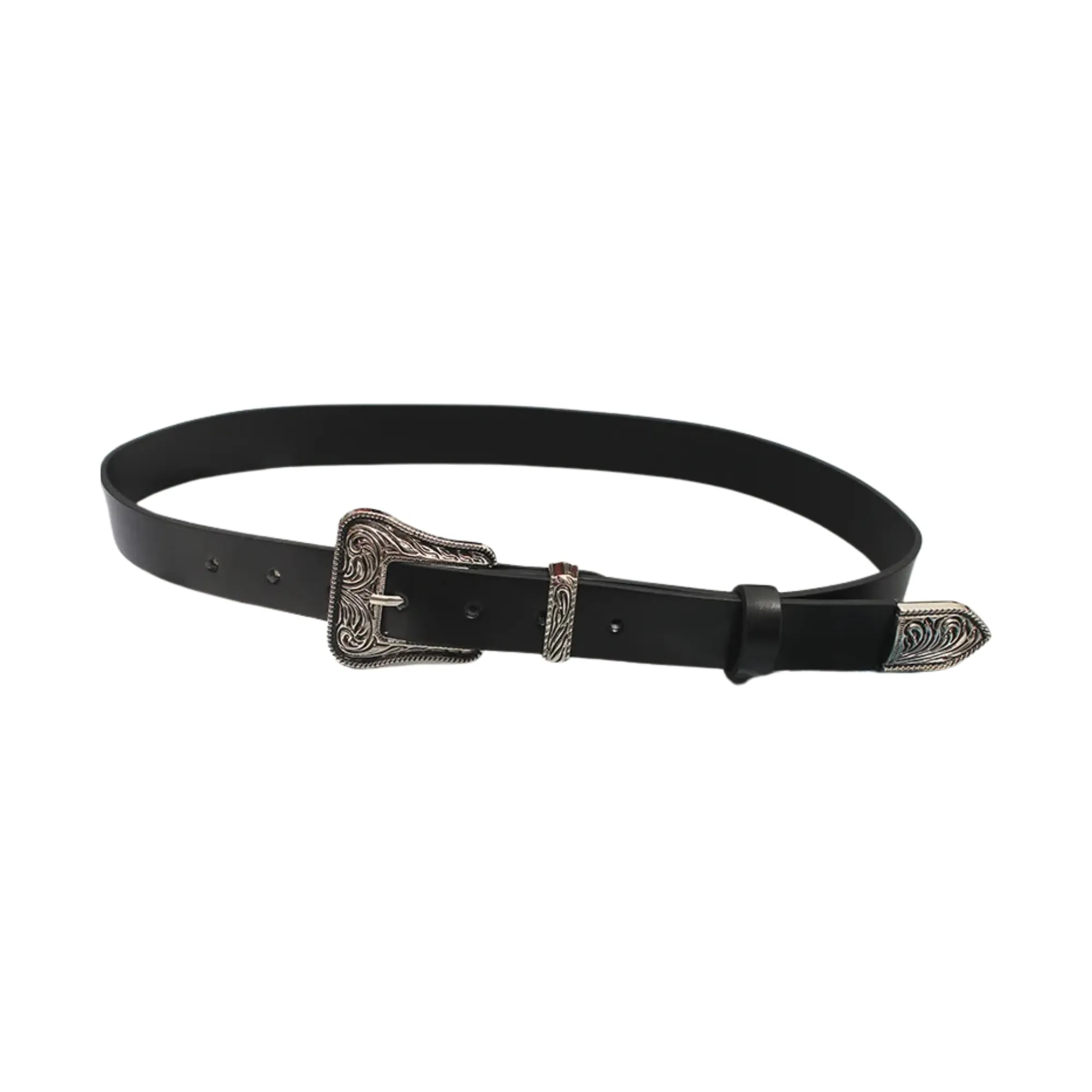 Pre Order:  Decorative Buckle Leather Belt