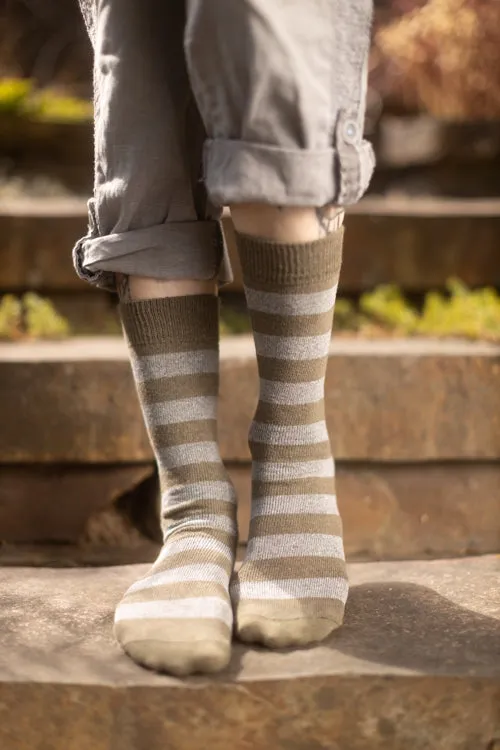 Preppy Striped Tube Socks