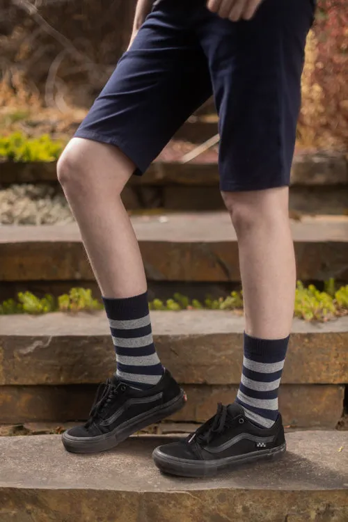 Preppy Striped Tube Socks