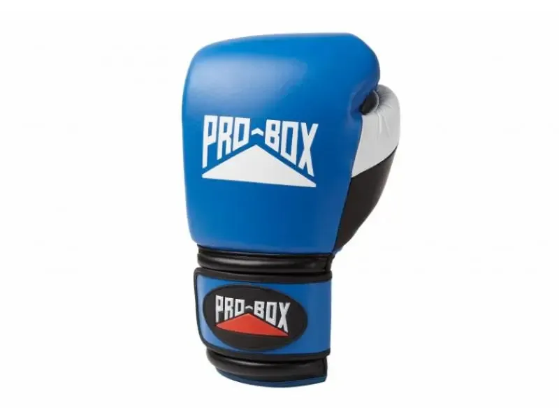 Pro Box 'Pro-Spar' Leather Boxing Gloves - Blue