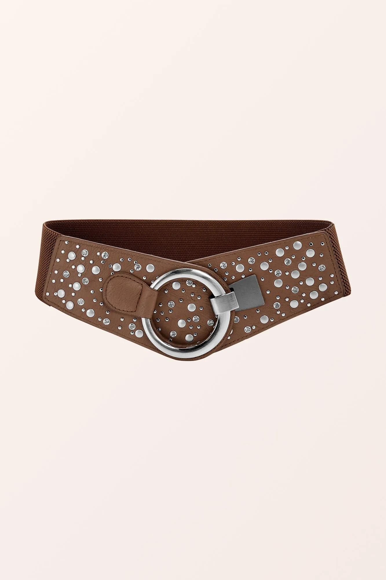 Ring Hook Buckle Belt - Dark Brown