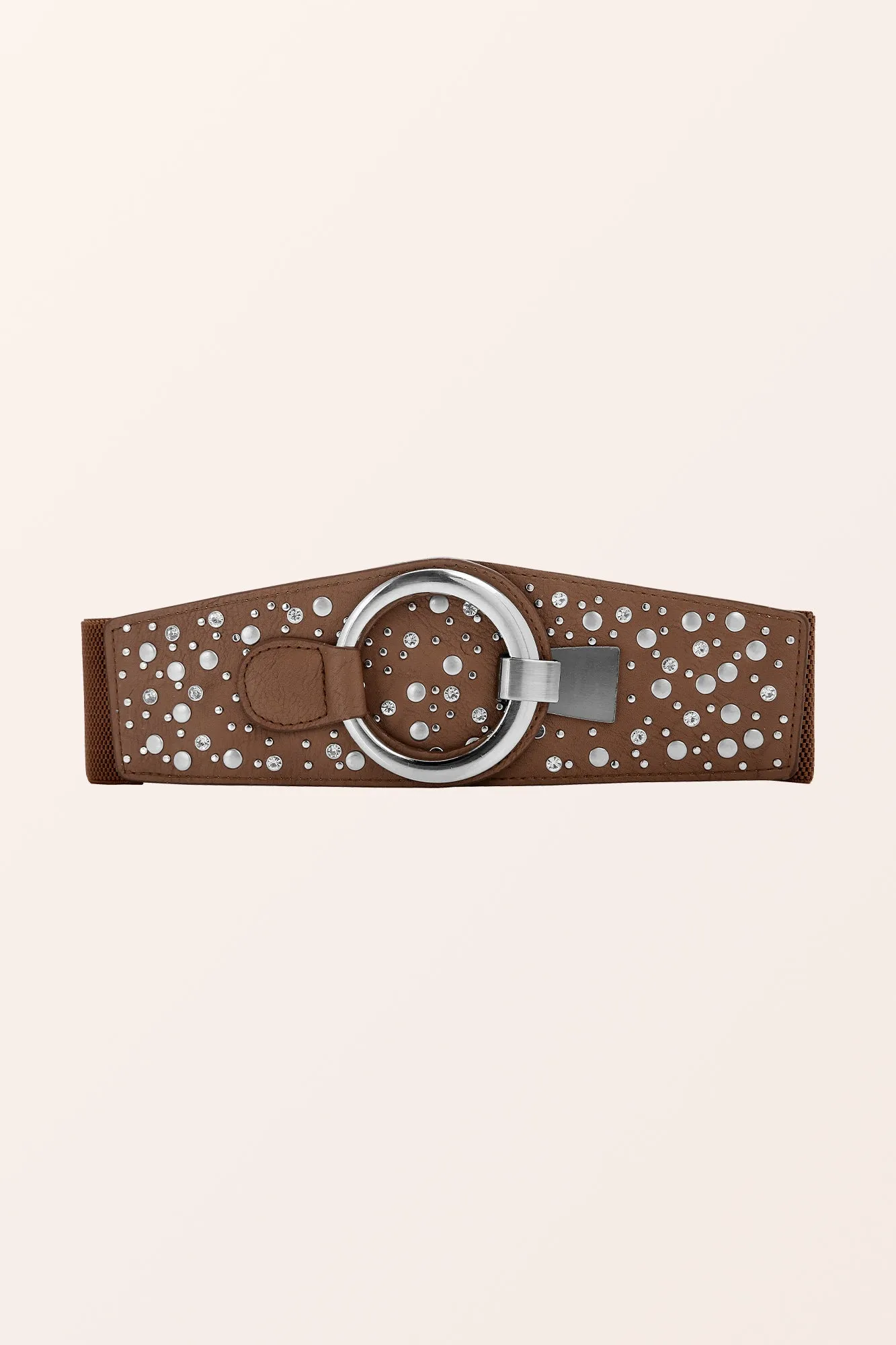 Ring Hook Buckle Belt - Dark Brown