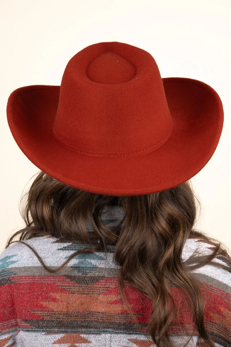 SALE! The Lainey Rust Felt Hat