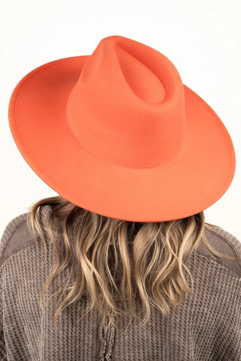 SALE! The Texanna Orange Felt Hat