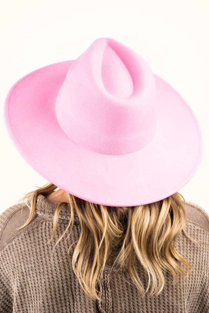 SALE! The Texanna Pink Felt Hat