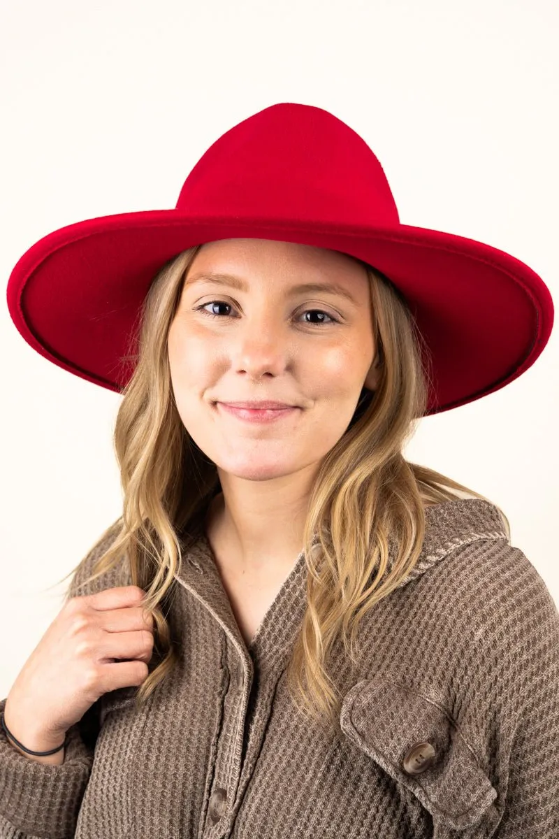 SALE! The Texanna Red Felt Hat