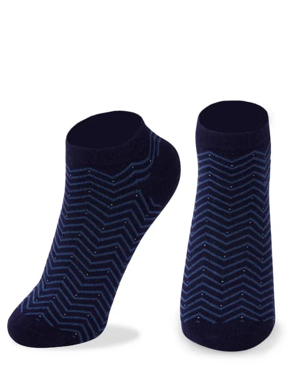 Striped Cotton Ankle Socks