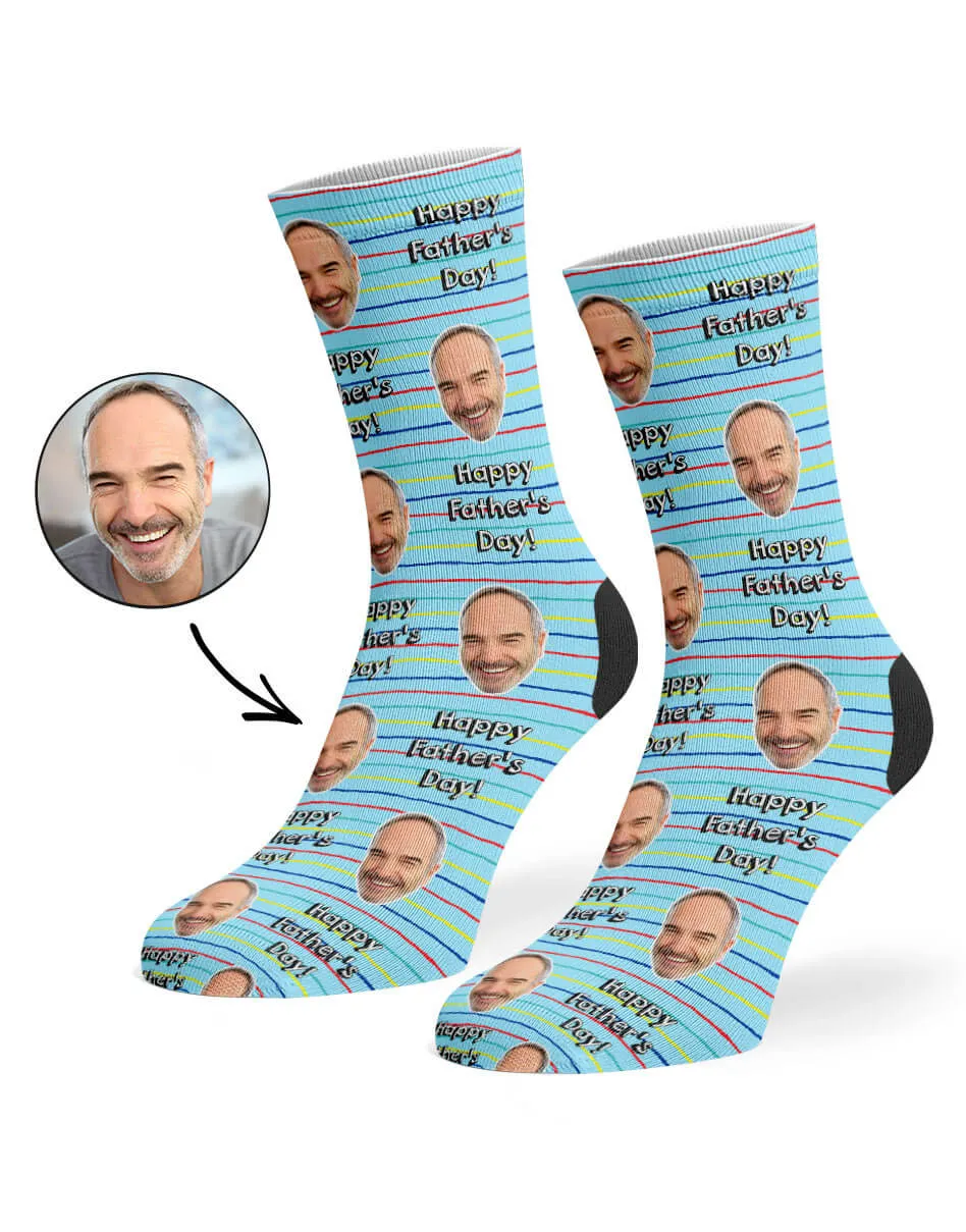 Striped Father's Day Socks