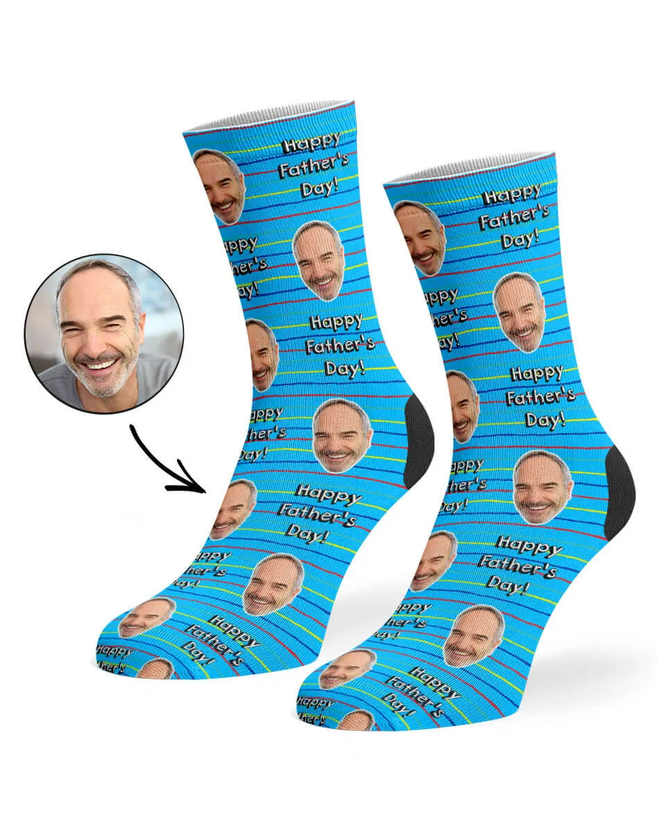 Striped Father's Day Socks