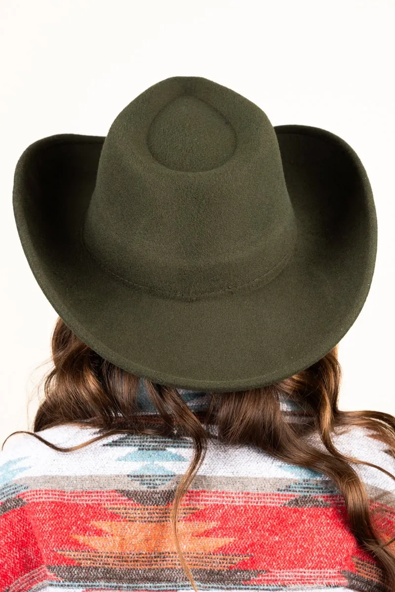 The Lainey Olive Felt Hat