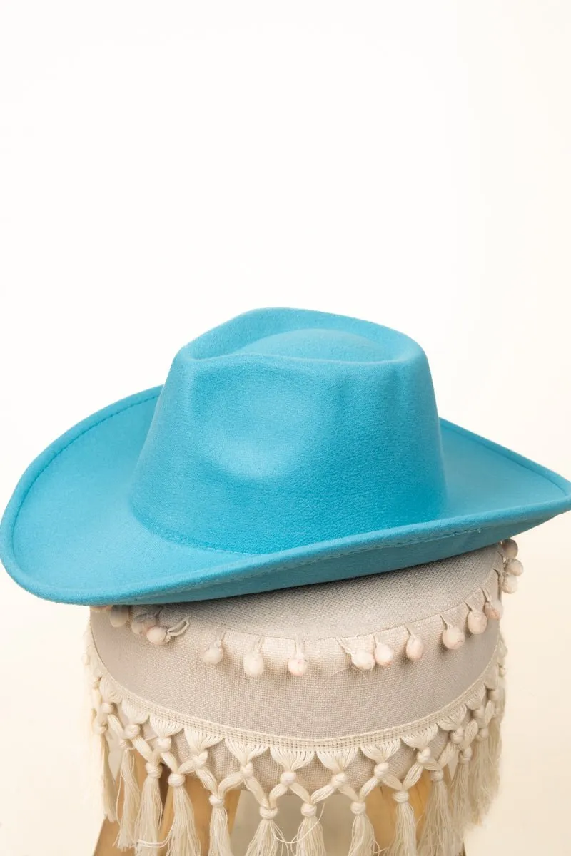 The Lainey Turquoise Felt Hat