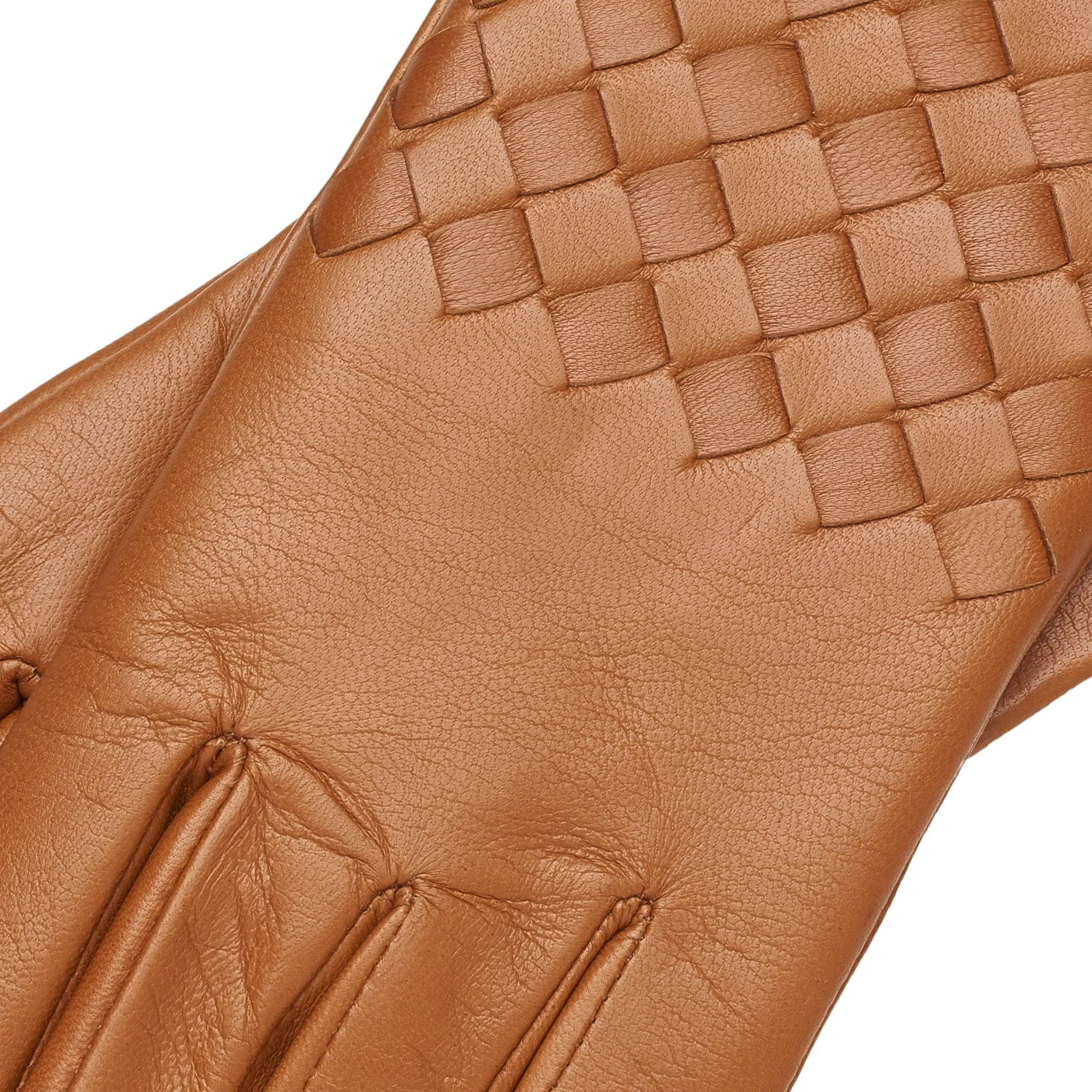 Trani Camel Leather Gloves