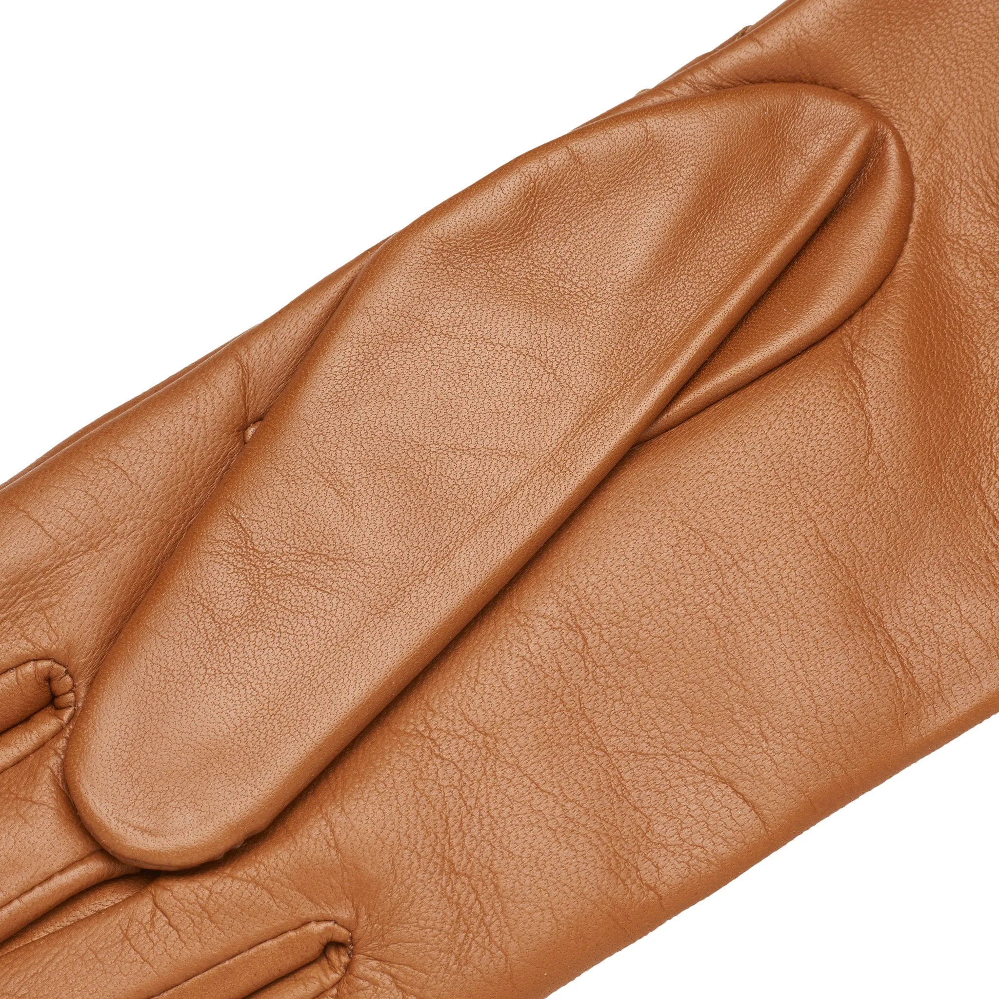 Trani Camel Leather Gloves