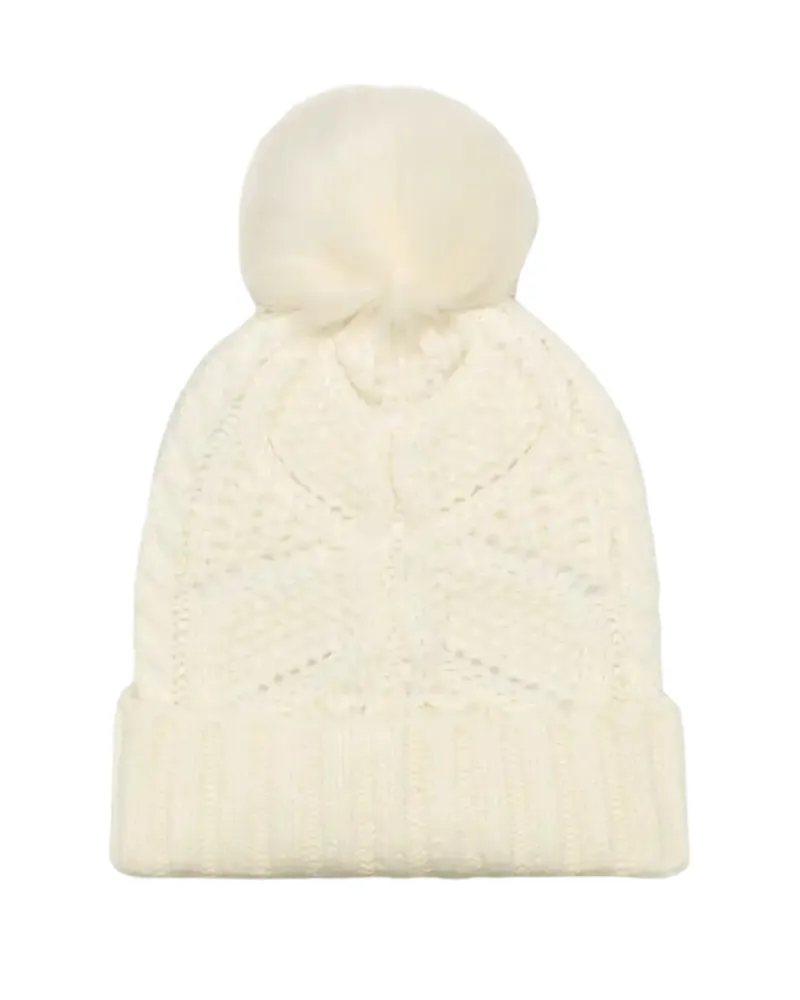 UGG Nimbus Cable Beanie with Pom