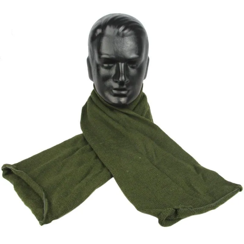 USGI Olive Drab Wool Tube Scarf