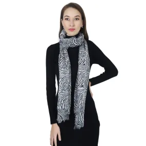 Wild Zebra Elegance Woolen Scarf