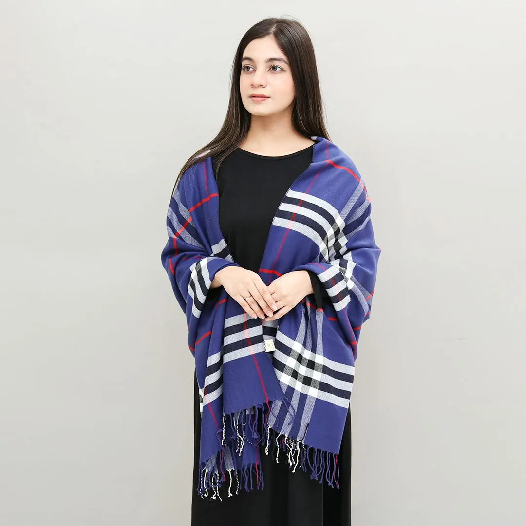 Winter Woolen Buffalo Check Scarves