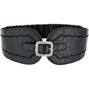 Women's Brighton | That Girl Tuxedo Stretch Belt | Black